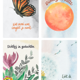 Condoleance kaarten -  Collectie van 12 designs