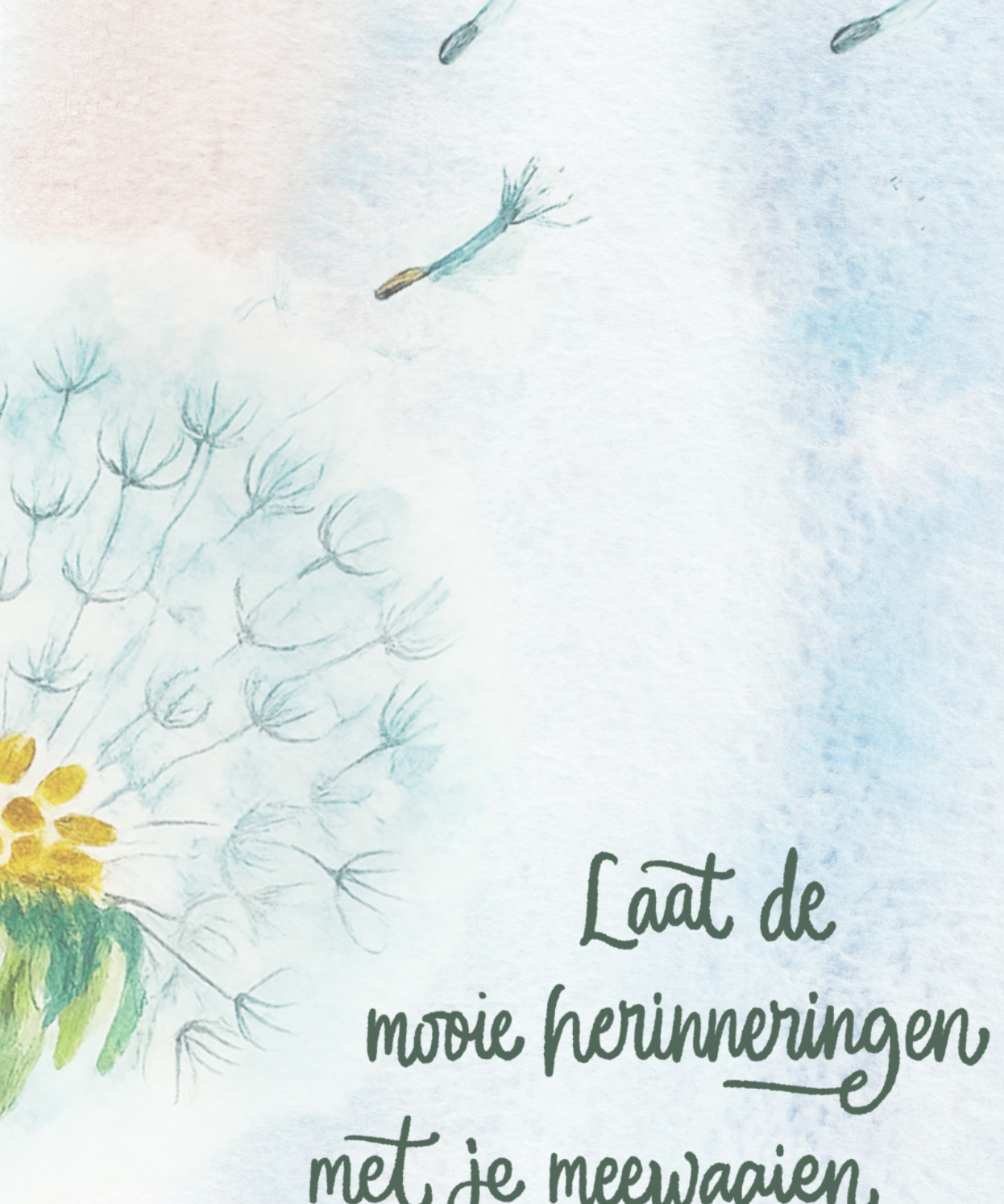 Met medeleven | Selectie van 4 Unieke Condoleancekaarten